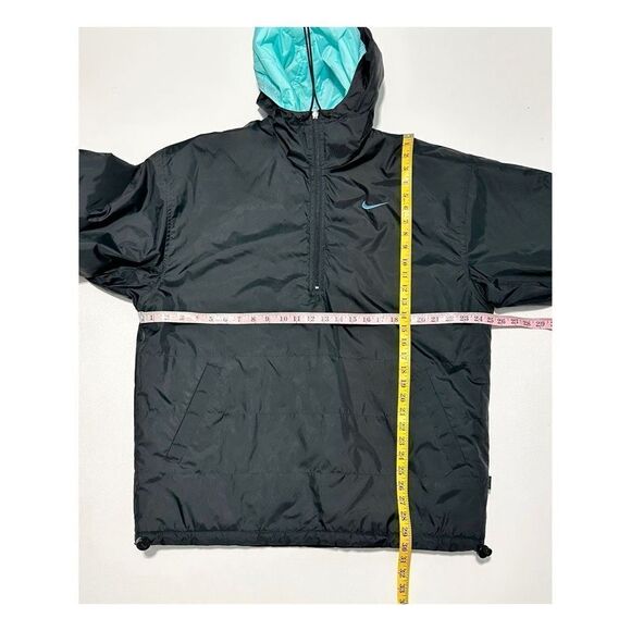 Nike‎ Women's Vintage Half Zip Reversible Hooded Windbreaker Jacket Blue Medium - Picture 11 of 16